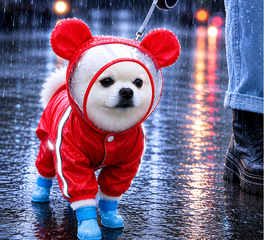 Red Ears Raincoats